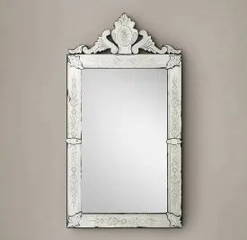 Rococo Etched Mirror - Rectangle VDRH-05