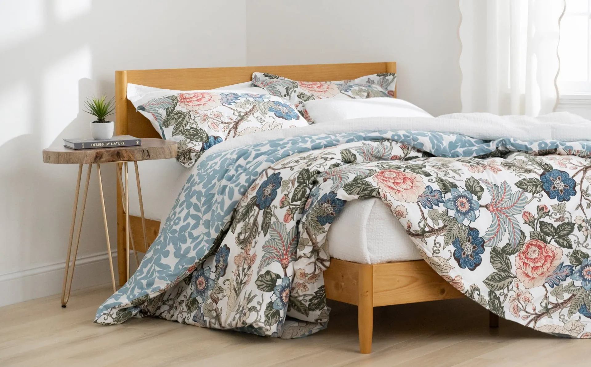 Sydney Reversible Cotton Duvet Cover Set