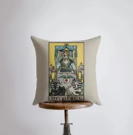 Tarot Card | The Chariot | Zodiac | Astrology | Throw Pillow  | Map of the Stars | Home Decor | Room Decor | Astrology Sign