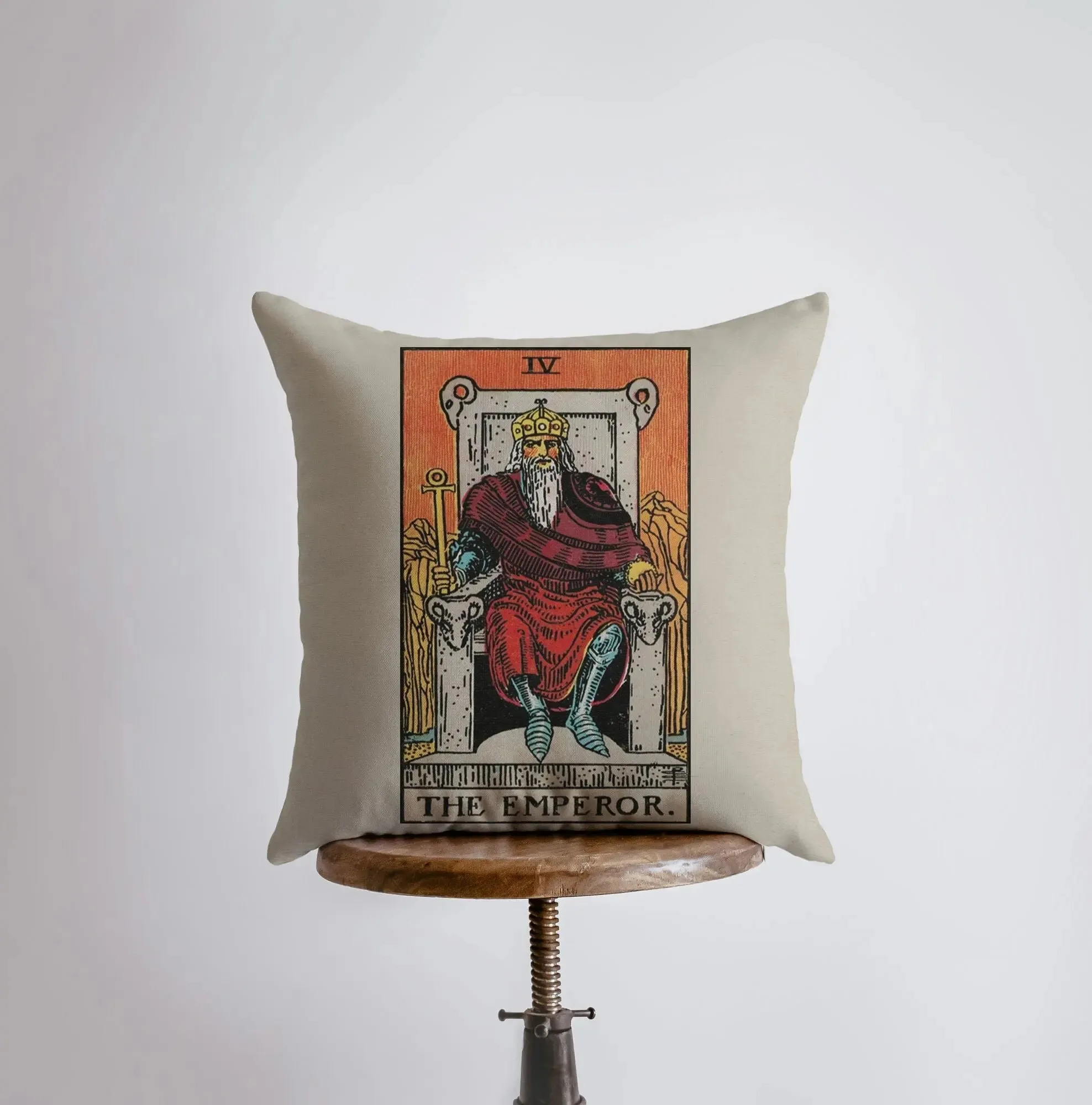 Tarot Card | The Emperor | Zodiac | Astrology | Throw Pillow  | Map of the Stars | Home Decor | Room Decor | Astrology Sign