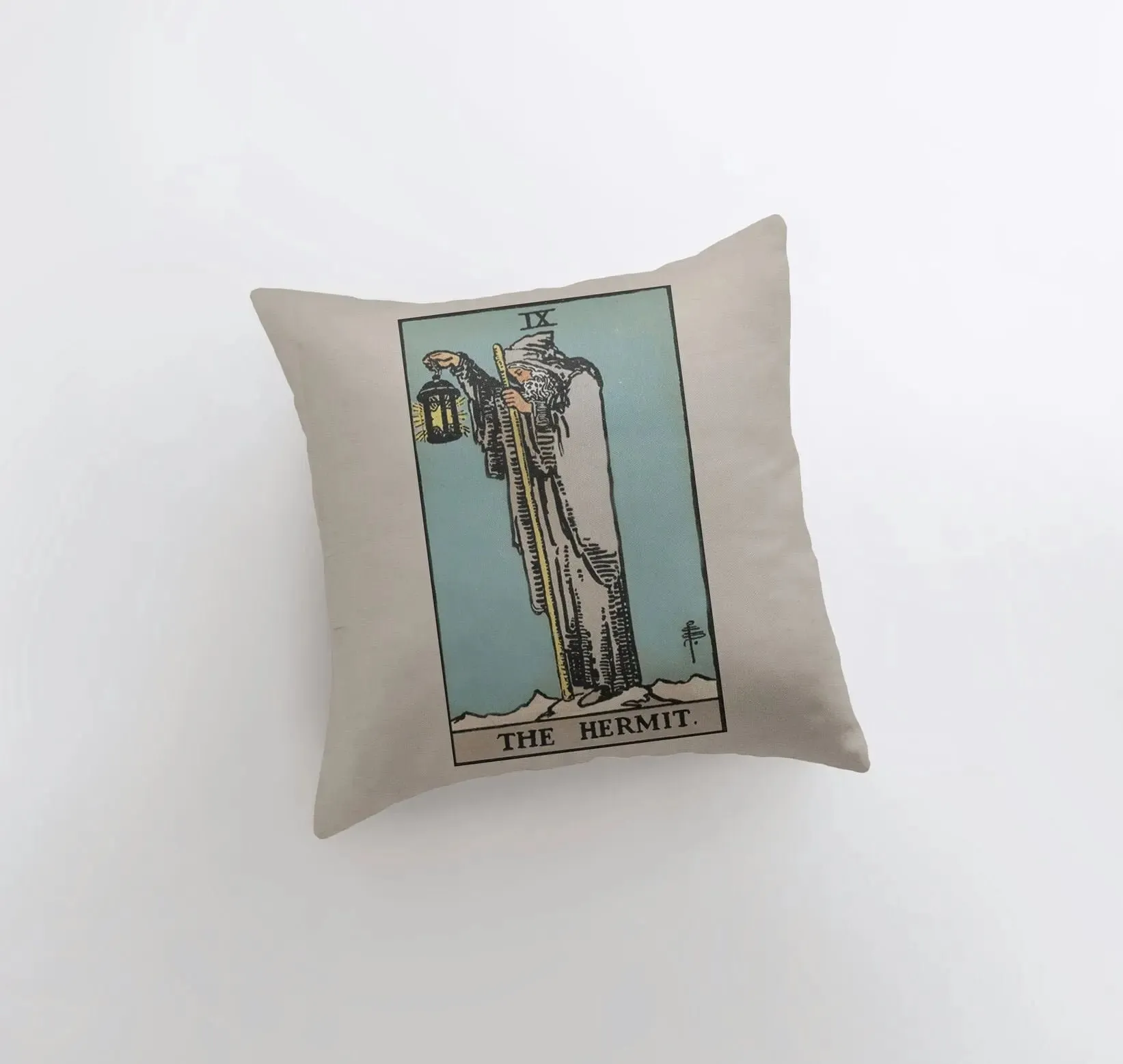 Tarot Card | The Hermit | Zodiac | Astrology | Throw Pillow  | Map of the Stars | Home Decor | Room Decor | Astrology Sign