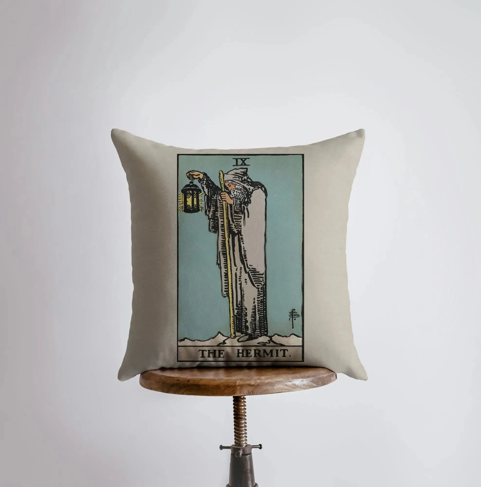 Tarot Card | The Hermit | Zodiac | Astrology | Throw Pillow  | Map of the Stars | Home Decor | Room Decor | Astrology Sign