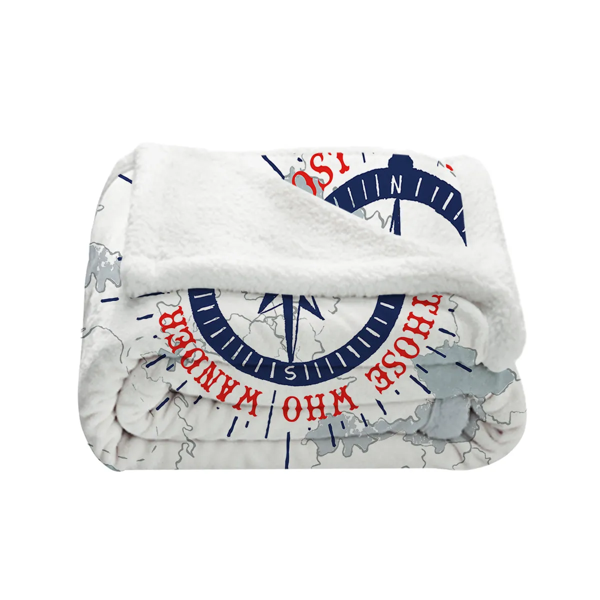 The Seafarer Soft Sherpa Blanket