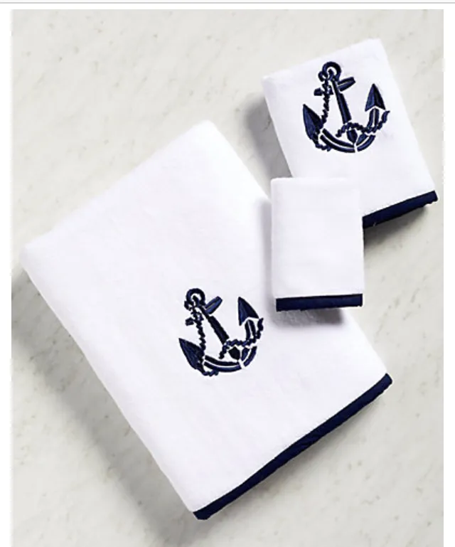 Towel Set - Nautical Anchor