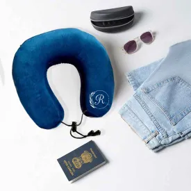 Travel Pillow for Flights with Initial Neck Rest Support Pillow with Memory Foam