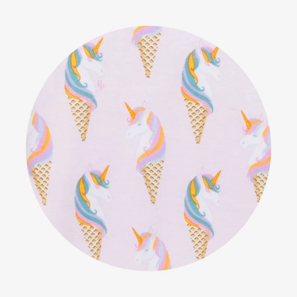 Unicorn Ice Cream Square Plush Patoo® Blanket