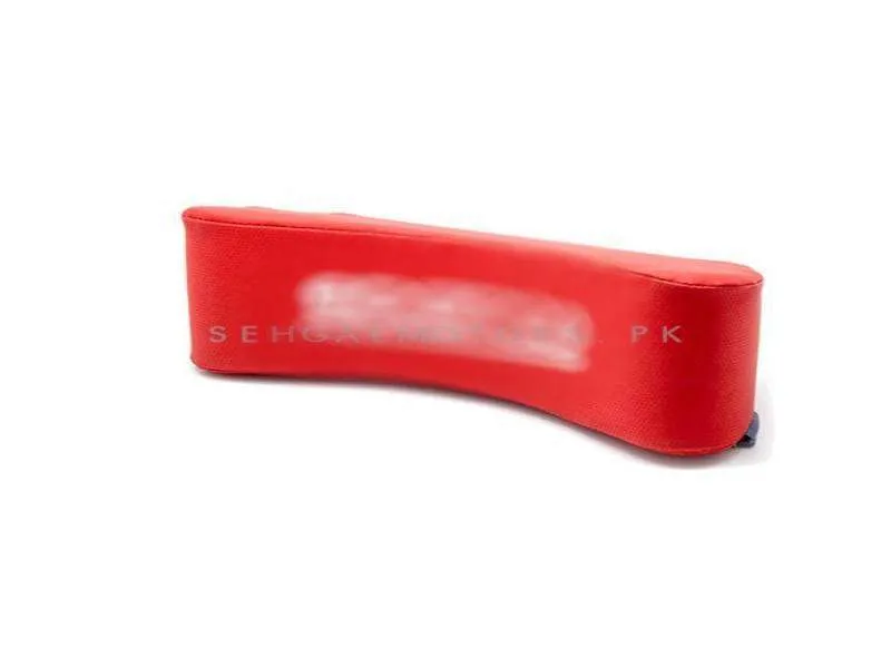 Universal Car Neck Rest Headrest Pillow Cushion Sporty Style - Red