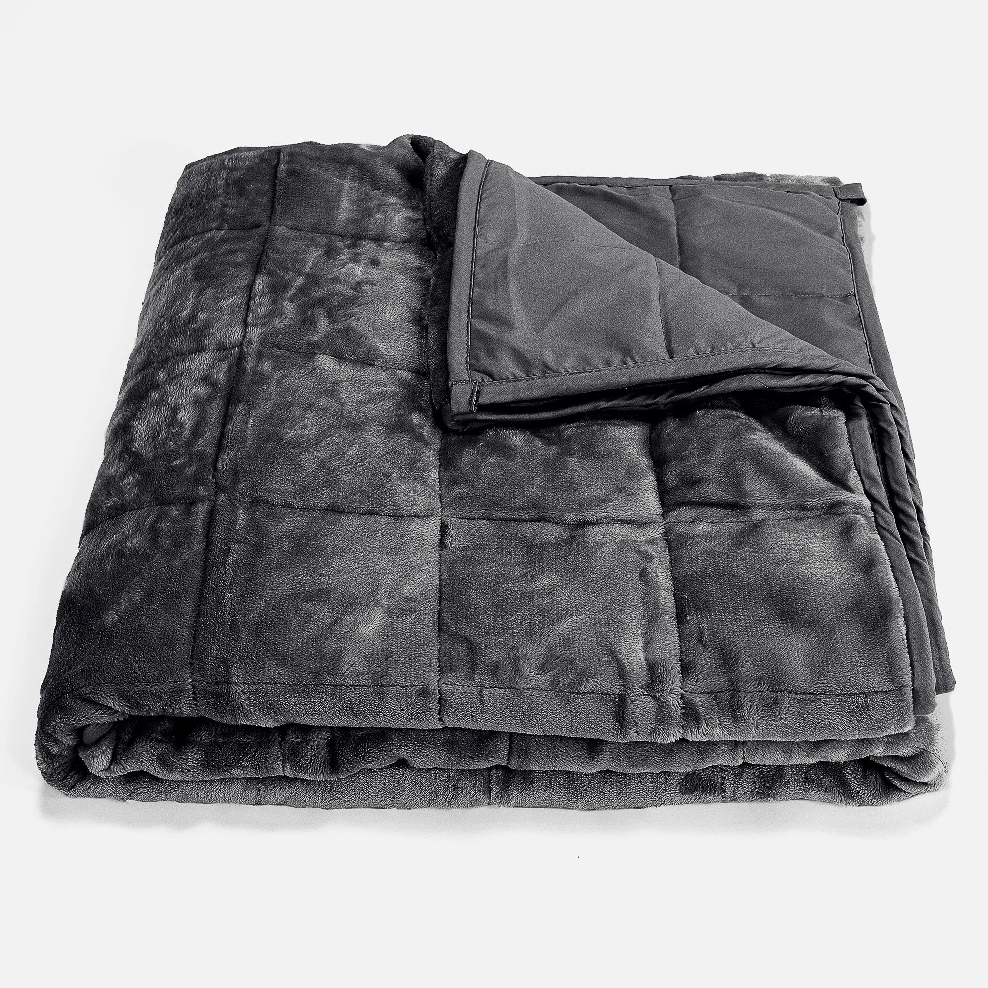 Weighted Blanket for Adults - Flannel Fleece Grey