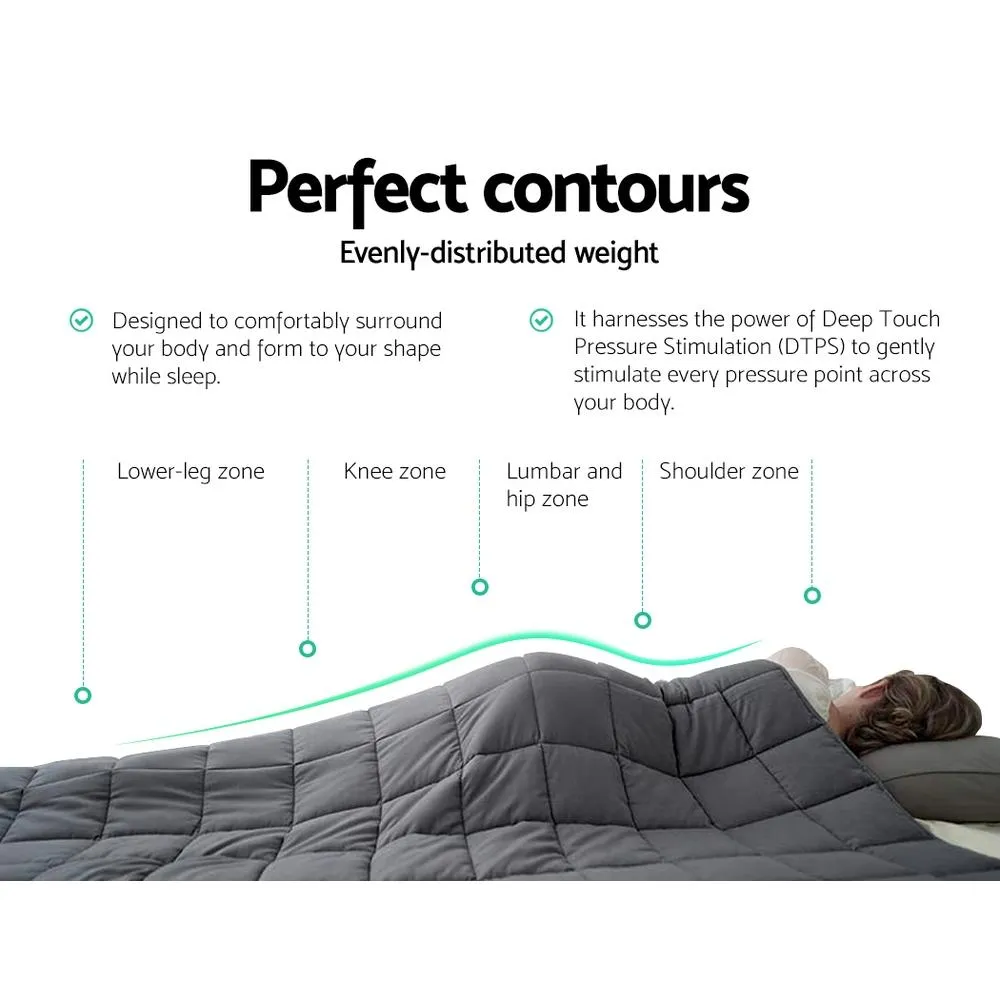 Weighted Calming Blanket 7KG Dark Grey